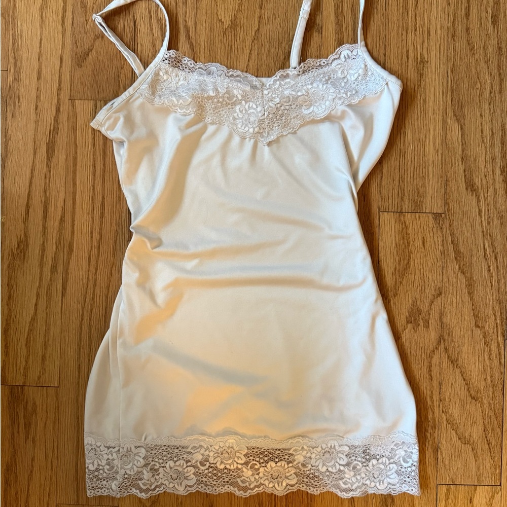 Ricki's White Lace Trim Camisole
